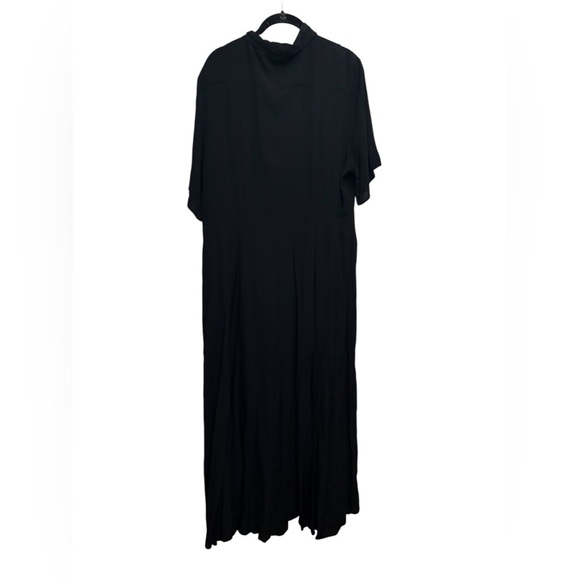 Zara Black Long Sleeve Button Dress - Picture 3 of 3